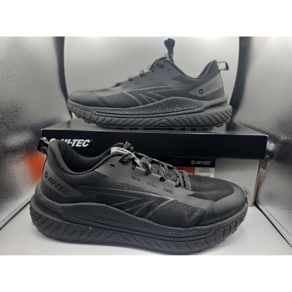 Hi-Tec Catalina Black Asphalt Running Mens Athletic Sneakers 10.5 1930429